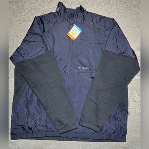 NWT Columbia Sportswear Men's Black Reversible Hybrid Jacket Size 2XL and S